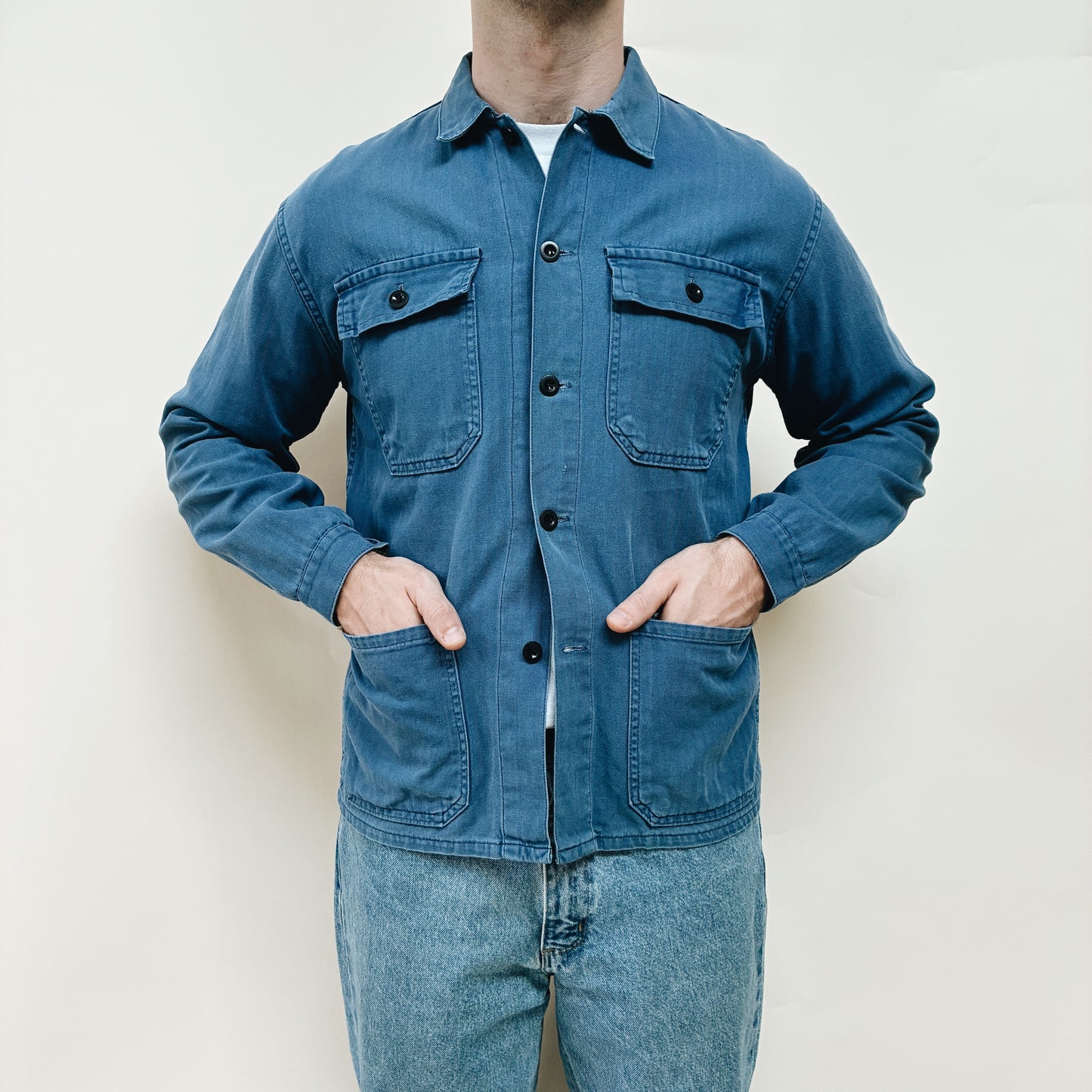80s GERMANY - WORK JACKET - L
