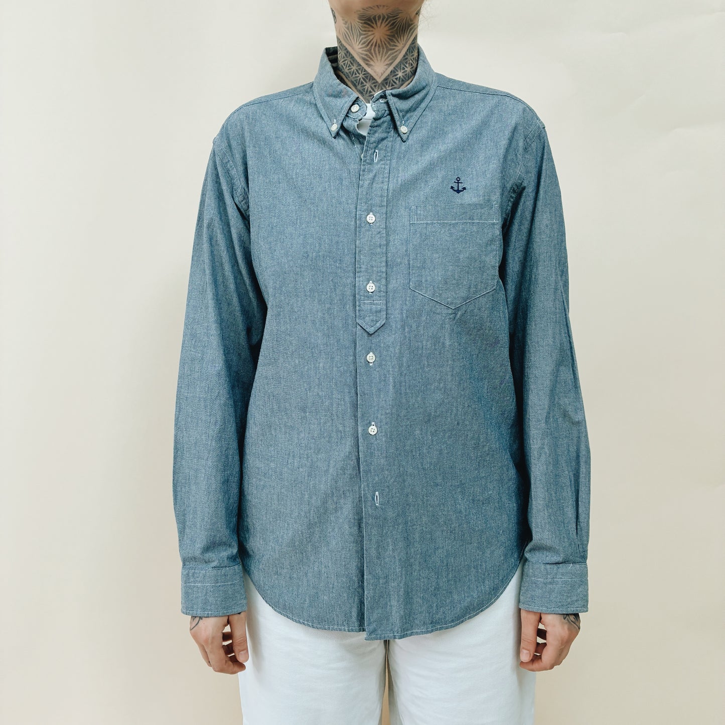 00s JAPAN - SCHIATTI CHAMBRAY SHIRT - M