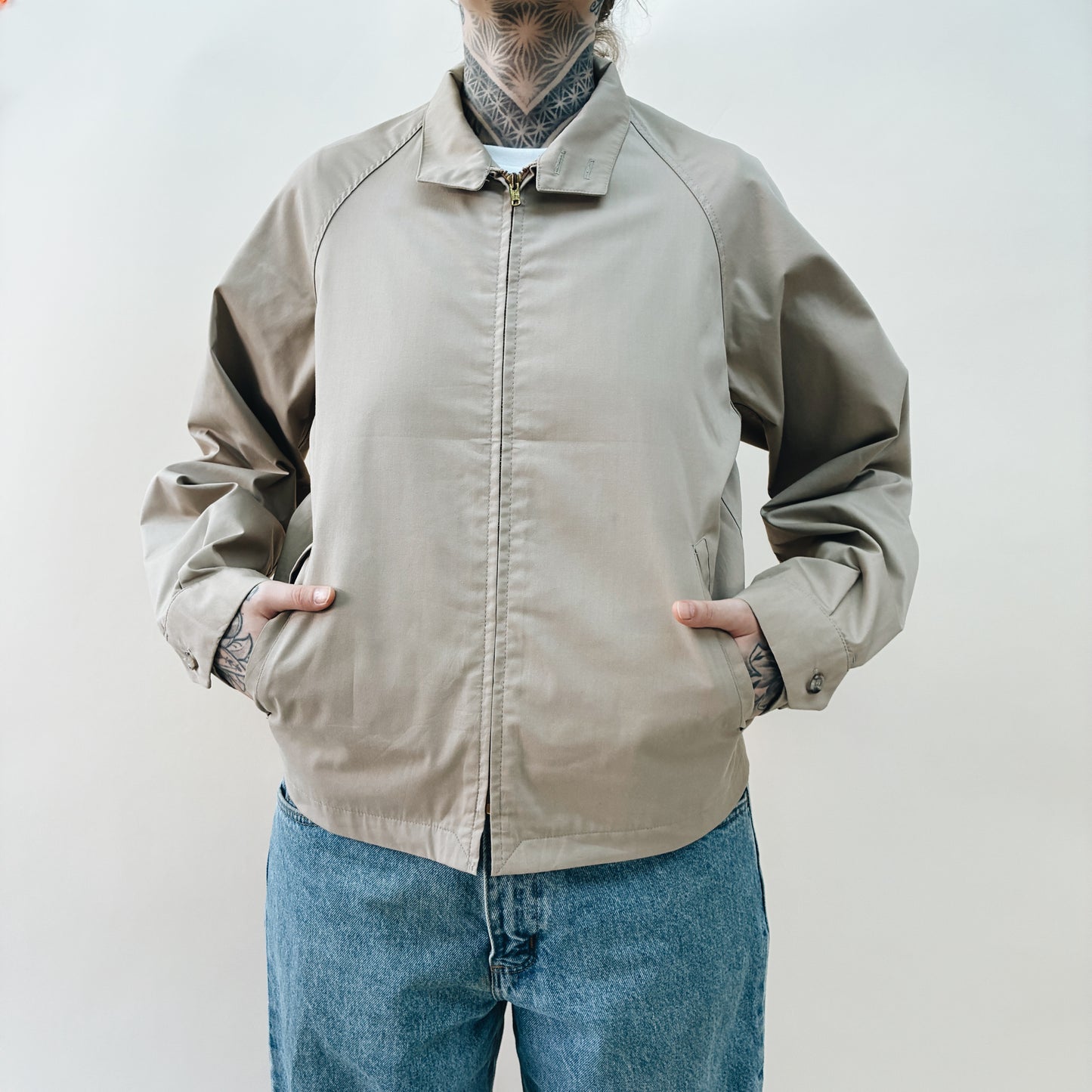 70s USA - LONDON FOG SWING JACKET - M