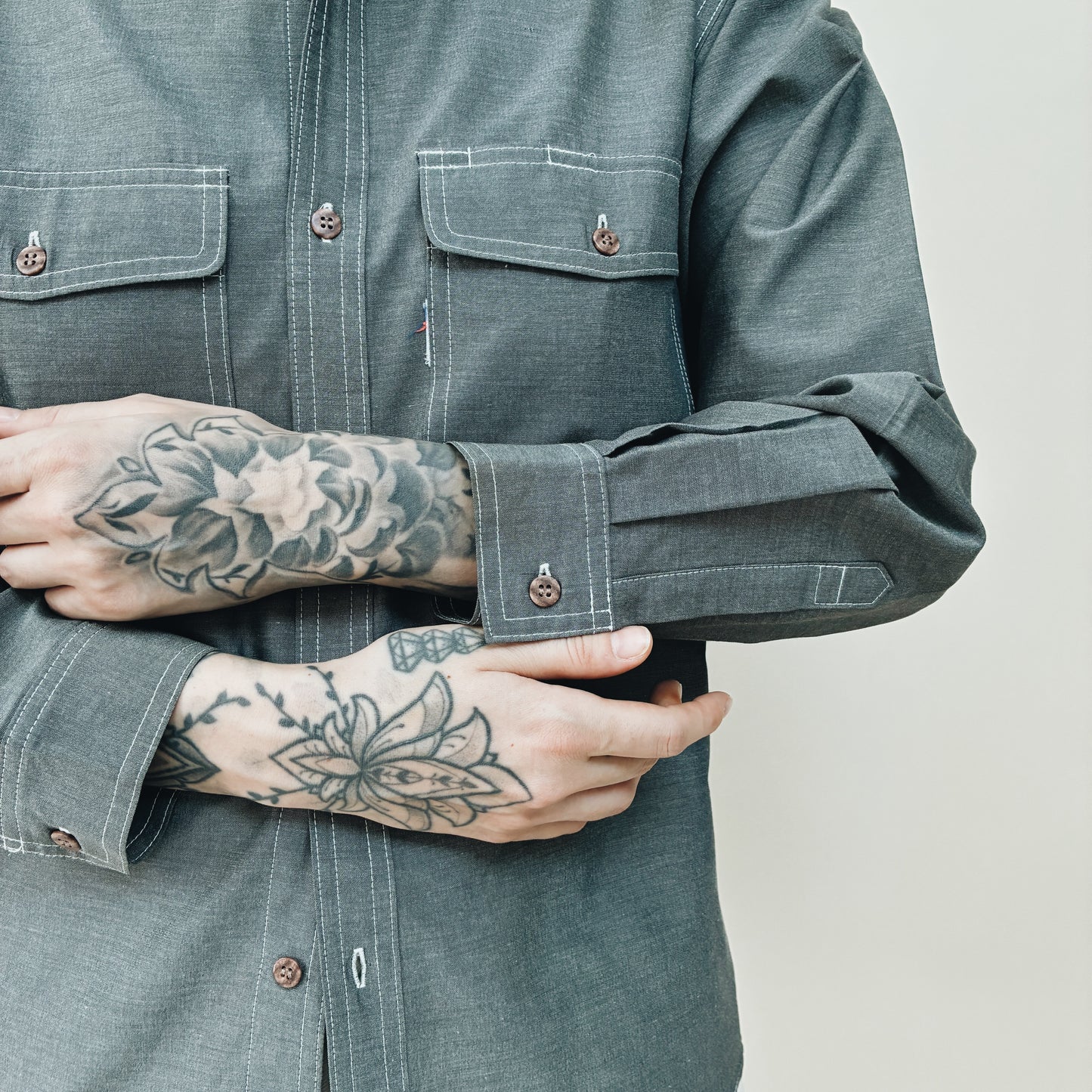 00s - TOP SHALETON SPORTS WORK SHIRT - M