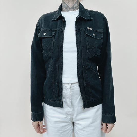 JAPAN REPRO - WRANGLER BLUE BELL DENIM ZIP JACKET - S