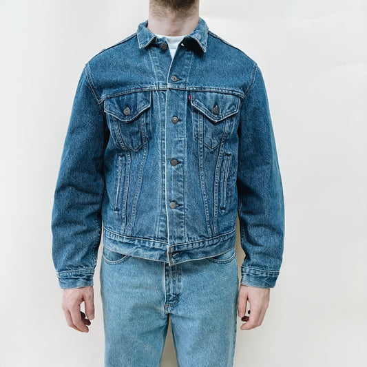 80s USA - LEVIS TYPE 3 DENIM JACKET -  XL
