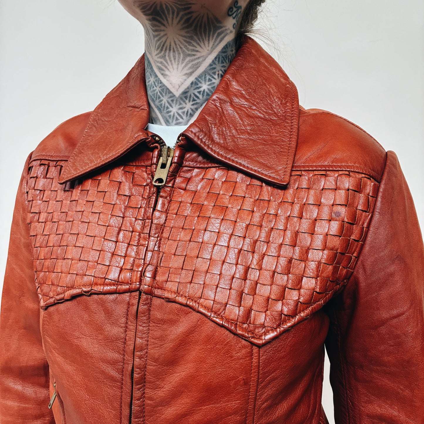 70-80s KOREA - LEE IMPORTS LEATHER JACKET - S