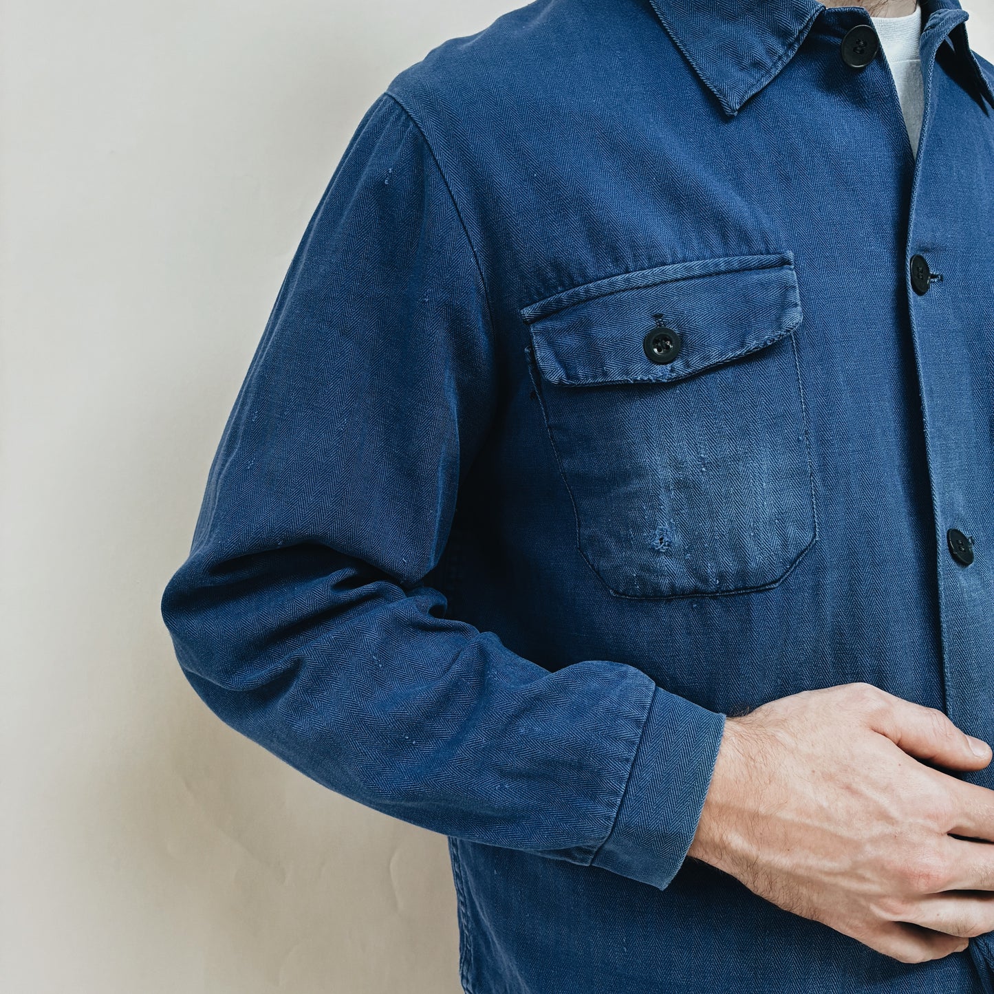 70s GERMANY - FM HÄMMERLE WORK JACKET - L